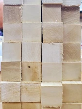 1 1/2"×1 1/2" x 6" 12 pcs Basswood Carving Wood Blocks Craft Lumber KILN DRIED