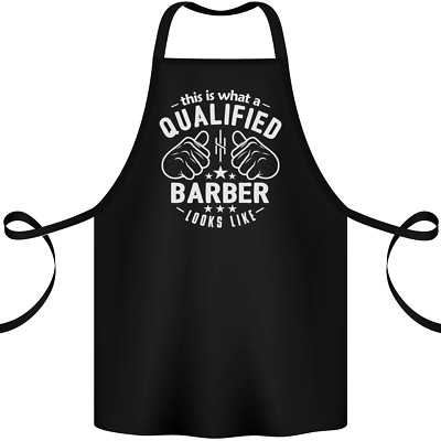So sieht ein qualifizierter Friseur aus Baumwollschürze 100% Bio