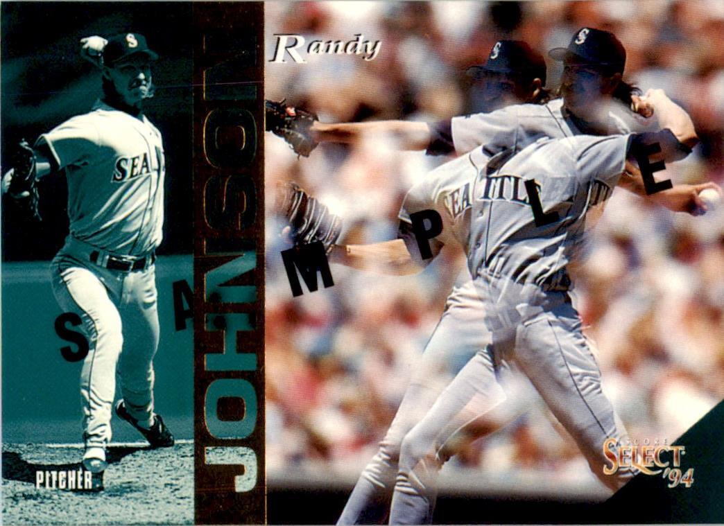 1994 Select Sample #19 Randy Johnson Seattle Mariners