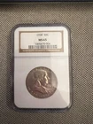 1958 FRANKLIN HALF DOLLAR NGC MS65