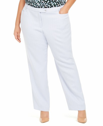 Calvin Klein Women Dress Pant Blue Size 