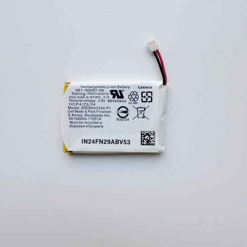 Batteria sostituisce Garmin 361-00097-00 230mAh 3,7V