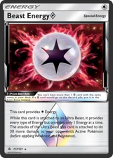 Pokemon BEAST ENERGY Prism Star 117/131 Holo (Forbidden Light) NM/Near Mint