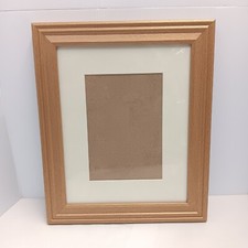 Gold Lifestyles 8x10 - 5x7 Light Brown Gold Tone Wood Wrapped Picture Frame Wall