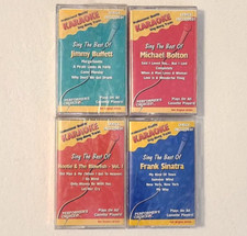 Karaoke Cassette Lot of 4 with Jimmy Buffet Hootie Blowfish SEALED NEW