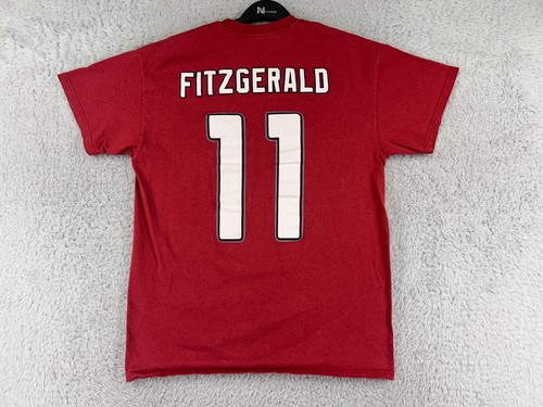 Arizona Cardinals Shirt Mens Medium Red #11 Fitzgerald 100% Cotton 2016 - Picture 2 of 15
