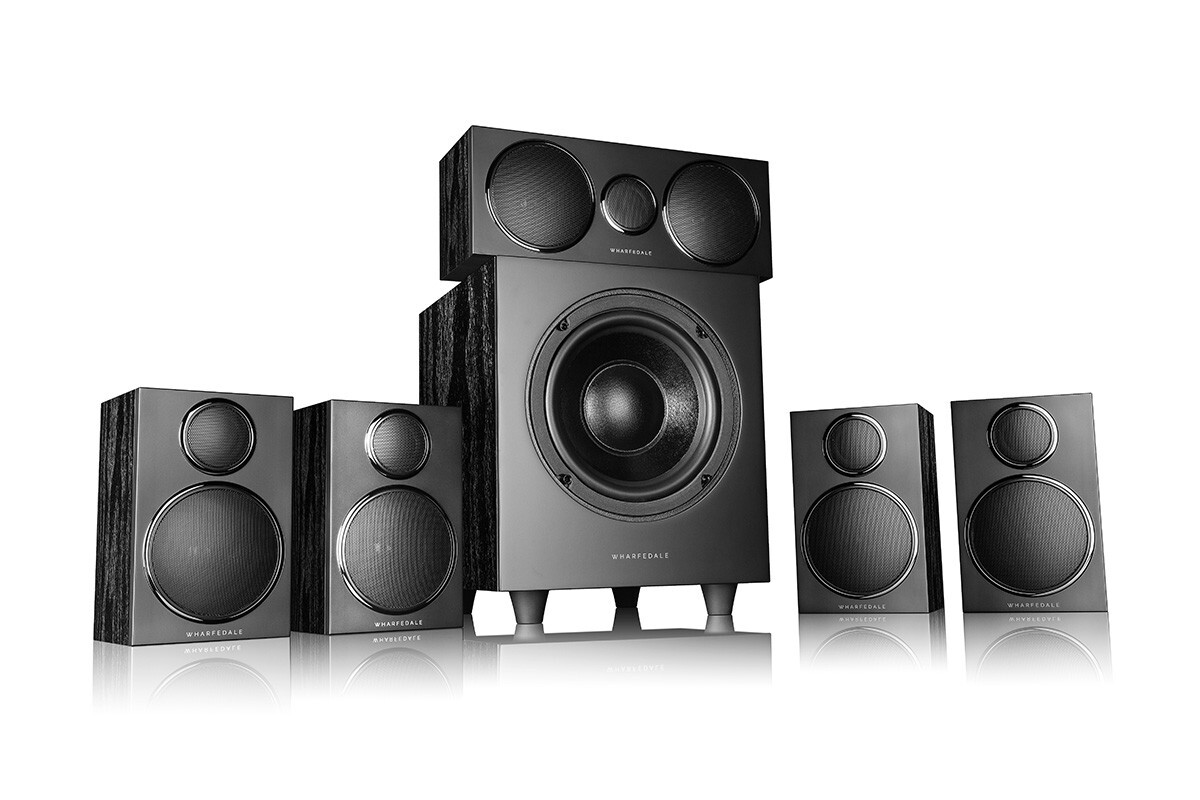 WHARFEDALE DX-3 HCP BLACK SISTEMA HT 5.1 NERO NUOVO