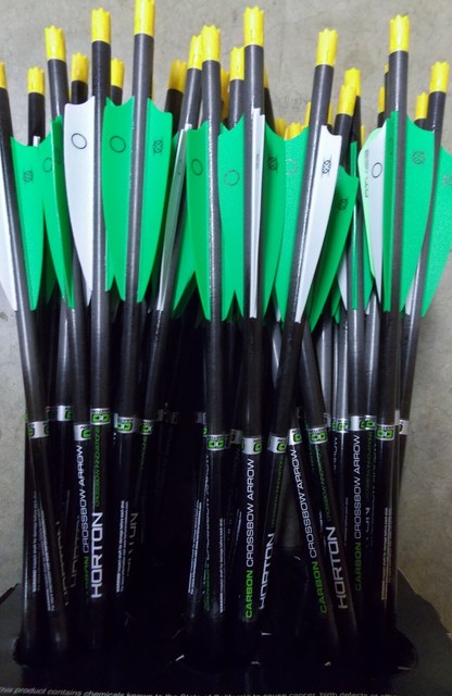 Horton Crossbow Innovations 20/" Carbon Crossbow Arrows 400 Grain 6 Pack