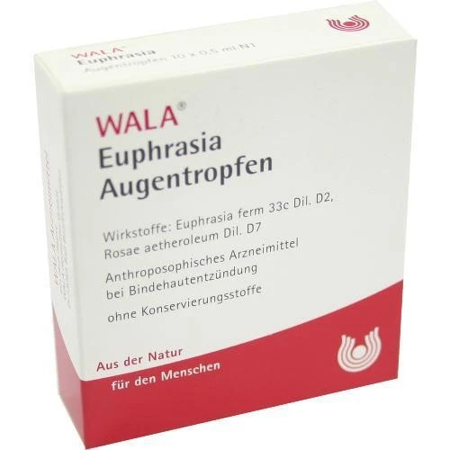 WALA HEILMITTEL GMBH EUPHRASIA Augentropfen 10X0.5ml PZN 6816435