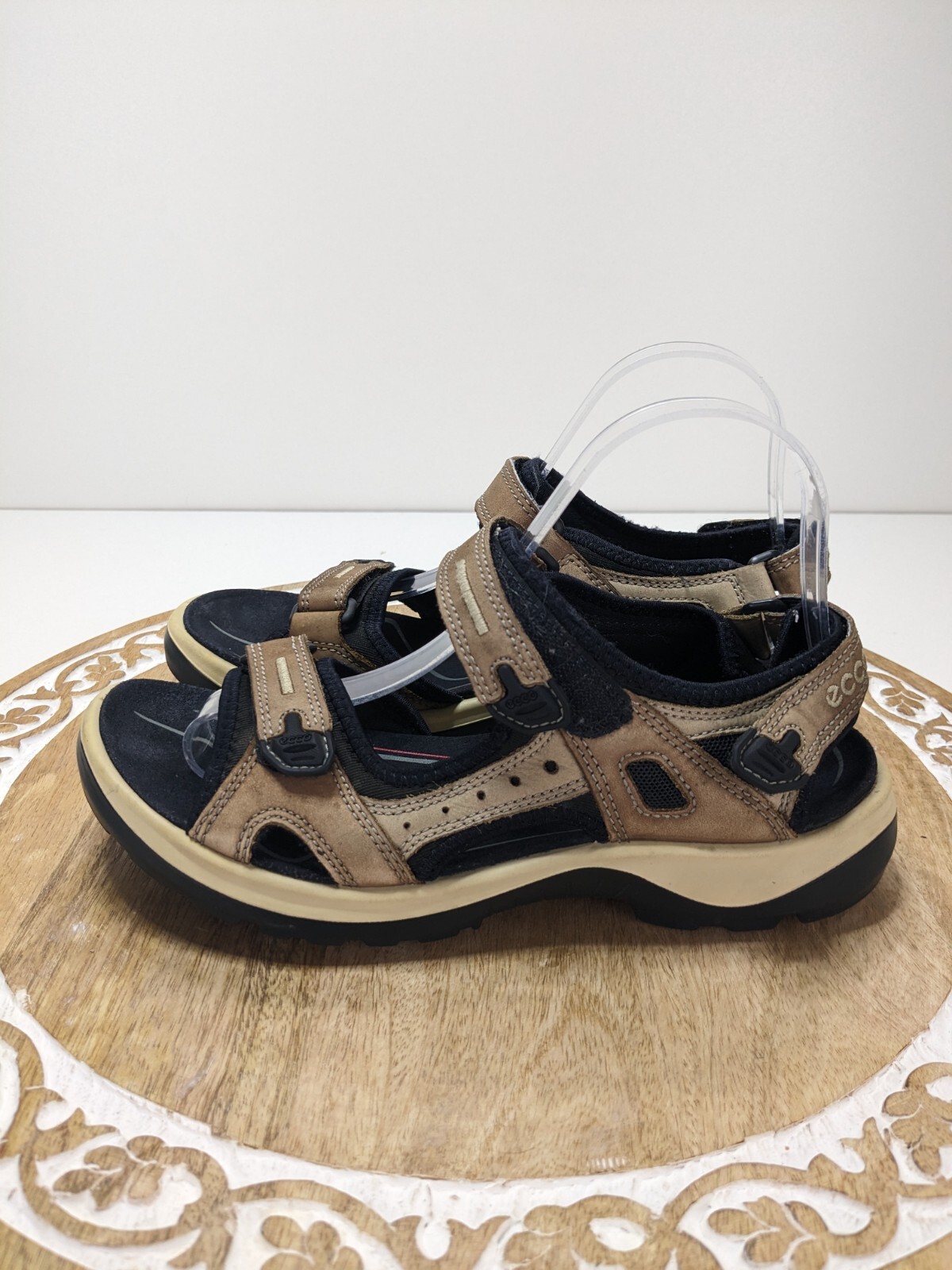 Ecco Yucatan Receptor Men’s Sandals Outdoor Brown Yak… Gem