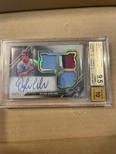 2021 Topps Triple Threads Dylan Carlson Rookie Autograph Jersey #D 8/25 BGS 9.5