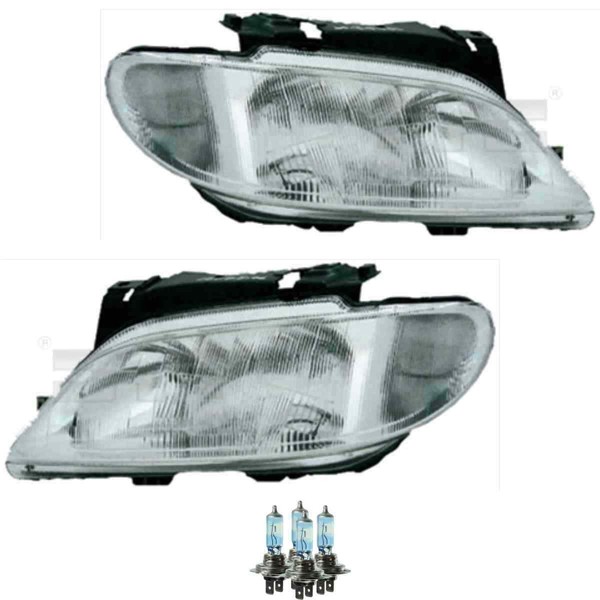 Scheinwerfer Set H7/H7 FüR CitroëN Xsara Coupe N0 N1 N2 Inkl. Osram Lampen-image
