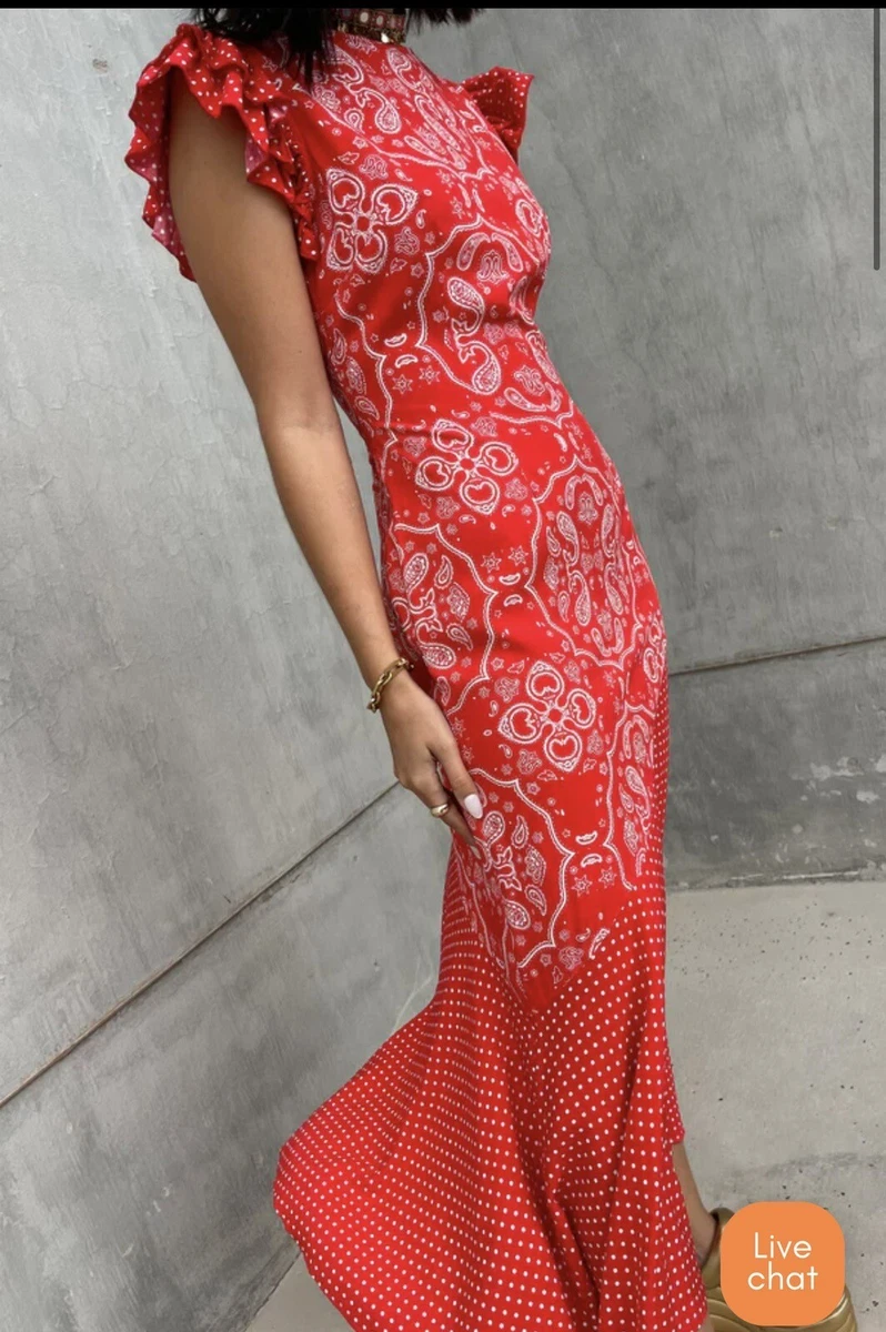 Red sale bandana dress