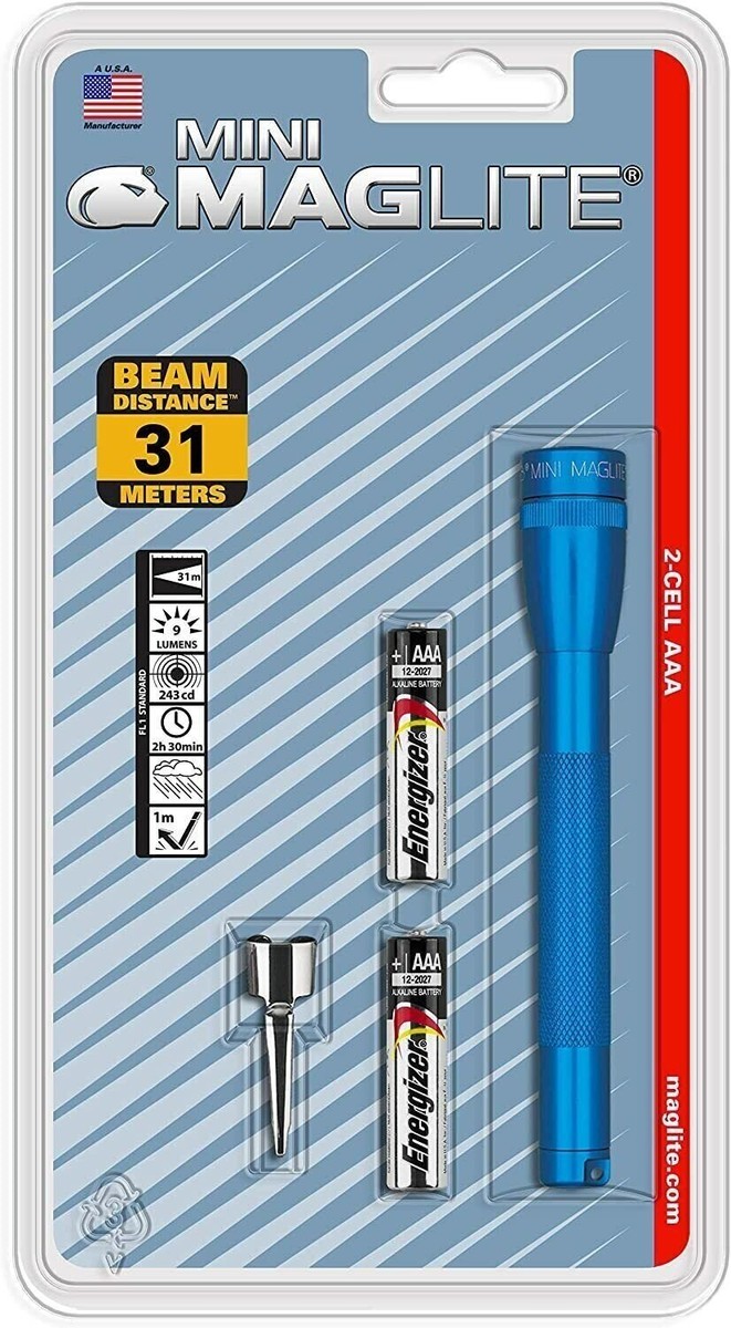 MagLite ML25IT 2-C Cell Flashlight – Blue Aluminum Xenon Flashlight With Adjustable Focus - View #3