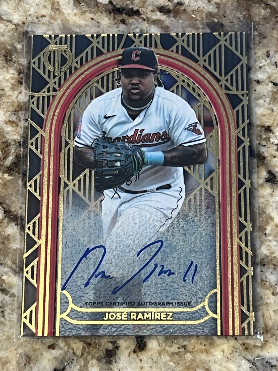 2024 Topps Tribute Jose Ramirez Iconic Perspectives Auto #