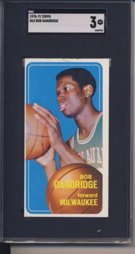1970 71 Topps Bob Dandridge Rookie RC "The Greyhound" HOF Bucks, Bullets