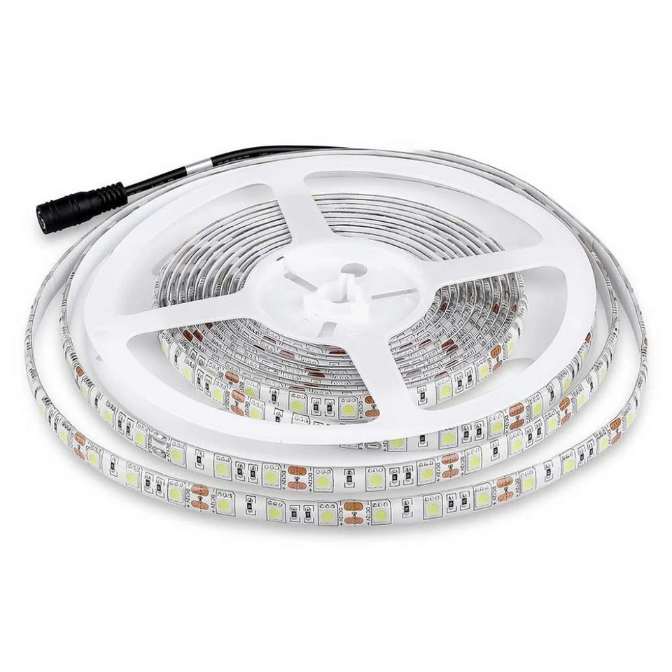 V-TAC Strip LED SMD5050 11W/m 5m 60 LED/m 12V IP65 10mm - Immagine 4 di 4