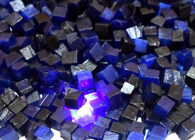 4500 Ct African Blue Sapphire Gemstone Rough Lot Natural Cube