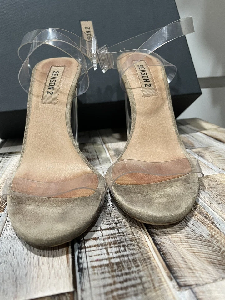 YEEZY temporada 2 | Sandalias pvc transparentes 36 Foto 4 de 4