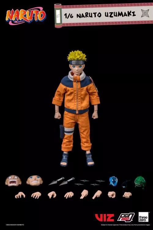 Pré-venda FigZero X Threezero 1/6 Scale figure- Naruto- Sasuke