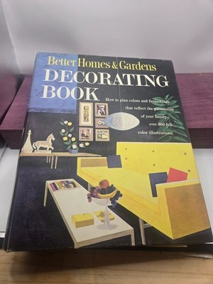 Better Homes & Gardens Decorating Book 1961 Illustrated Home Decor Guide