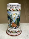 Antique Original Military Regimental Jaeger German Beer Stein Pre-WWI WW1