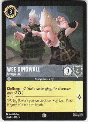 Wee Dingwall Scrappy Lad 176/204 Wilds Unknown Disney Lorcana
