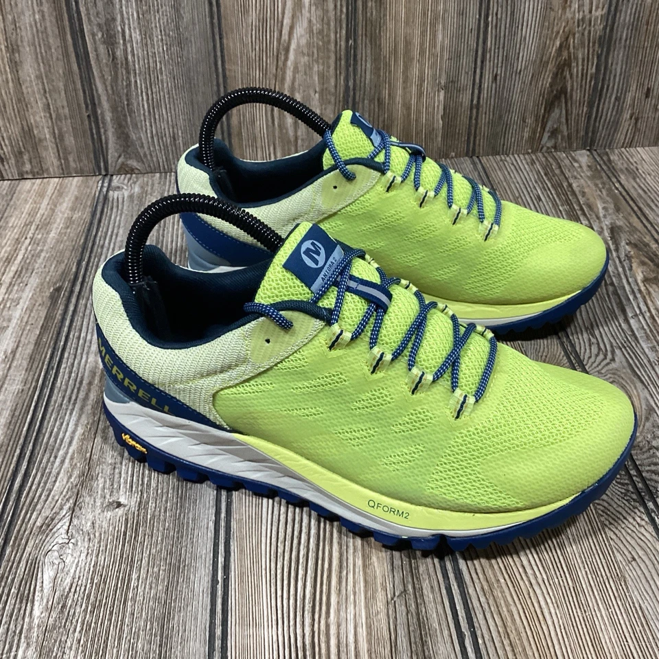 Zapatos con cordones Merrell Antora 2 para mujer Vibram Trail amarillos talla 7,5 J067196 Foto 2 de 4