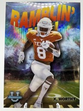 2022 Bowman University Chrome - Ramblin' Man Xavier Worthy #RM-12 (RC)