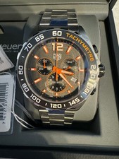 TAG Heuer Formula 1 Quartz Chronograph Grey Orange Men's Watch CAZ101AH.BA0842