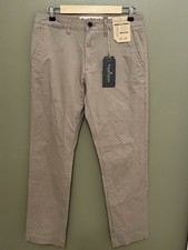 Tailor Vintage Classic Fit Straight Leg pants Khaki NWT 30x30
