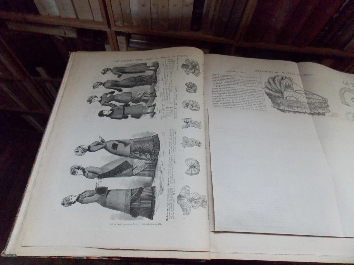 Revue Ancienne La Mode Illustrée N°15 - 10 Avril 1887 - Pièce De Collection Rare