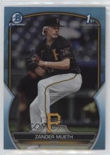 2023 Bowman Draft Chrome Sky Blue Refractor Zander Mueth #BDC-131 j8o