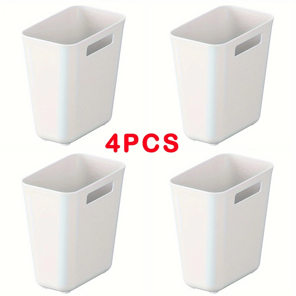 4x Wall-Mounted Self-Adhesive Kitchen Cabinet Door Storage Boxes fits Cling Film