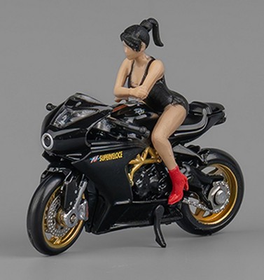 MV AUGUSTA SV800 + Showgirl  - black - CM 1:64