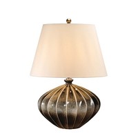 Tischlampe Beistelllampe Schlafzimmerlampe Schreibtischlampe Porzellan H 46 Cm