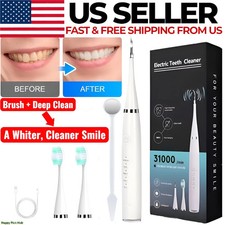 Electric Tooth Cleaner Plaque Remover Teeth Cleaning Tool Tartar Calculus Kit