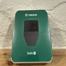 Trezor Safe 3 Secure Crypto Hardware Wallet - New Sealed