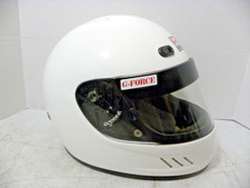 Casque intégral blanc certifié Snell 95 G Force Racing Gear - TAILLE XS - SAC - SYMPA ! -