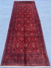 Fine Quality Hand Knotted Afghan Khal Muhammadi Wool Area Runner Rug 9.2 x 3.5 — photo 4