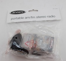Transparent Jensen Portable AM FM Stereo Radi...