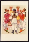 026 - Yugoslavia - Croatia - National dances - costumes - Postcard