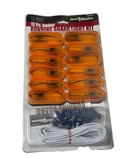 Haul Master 98933 12 Piece Amber Running Board Light Kit, 12 Volt