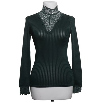 YAS, Top, Größe: XS, Grün, Elasthan/Polyamid/Polyester, Rippenstrick, Damen #aI9