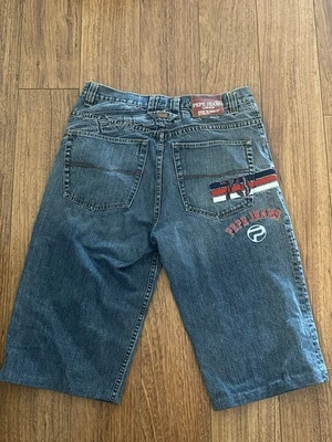 PEPE Jeans London JNCO style shorts waist 34 X 21 Inseam Vintage Baggy Y2K Hip - Image 1 of 4
