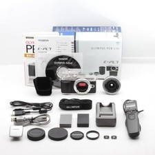 Olympus PEN E-PL7 Silver 16.1MP Digital Camera  14-42mm Lens Kit w/Box