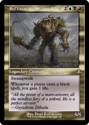 Sol'kanar the Swamp King (Retro Frame) - Foil NM MTG Dominaria Remastered