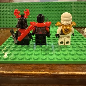 LEGO NINJAGO -- ZANE ZX MINIFIGURE WITH SHOULDER ARMOR  Two Stone Warriors