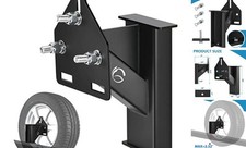Stake Pocket Spare Tire Carrier Mount, 3-Nuts Design Trailer Bracket Heavy