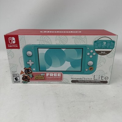 NEW Nintendo Switch Lite Timmy & Tommy s Aloha Edition Animal Crossing